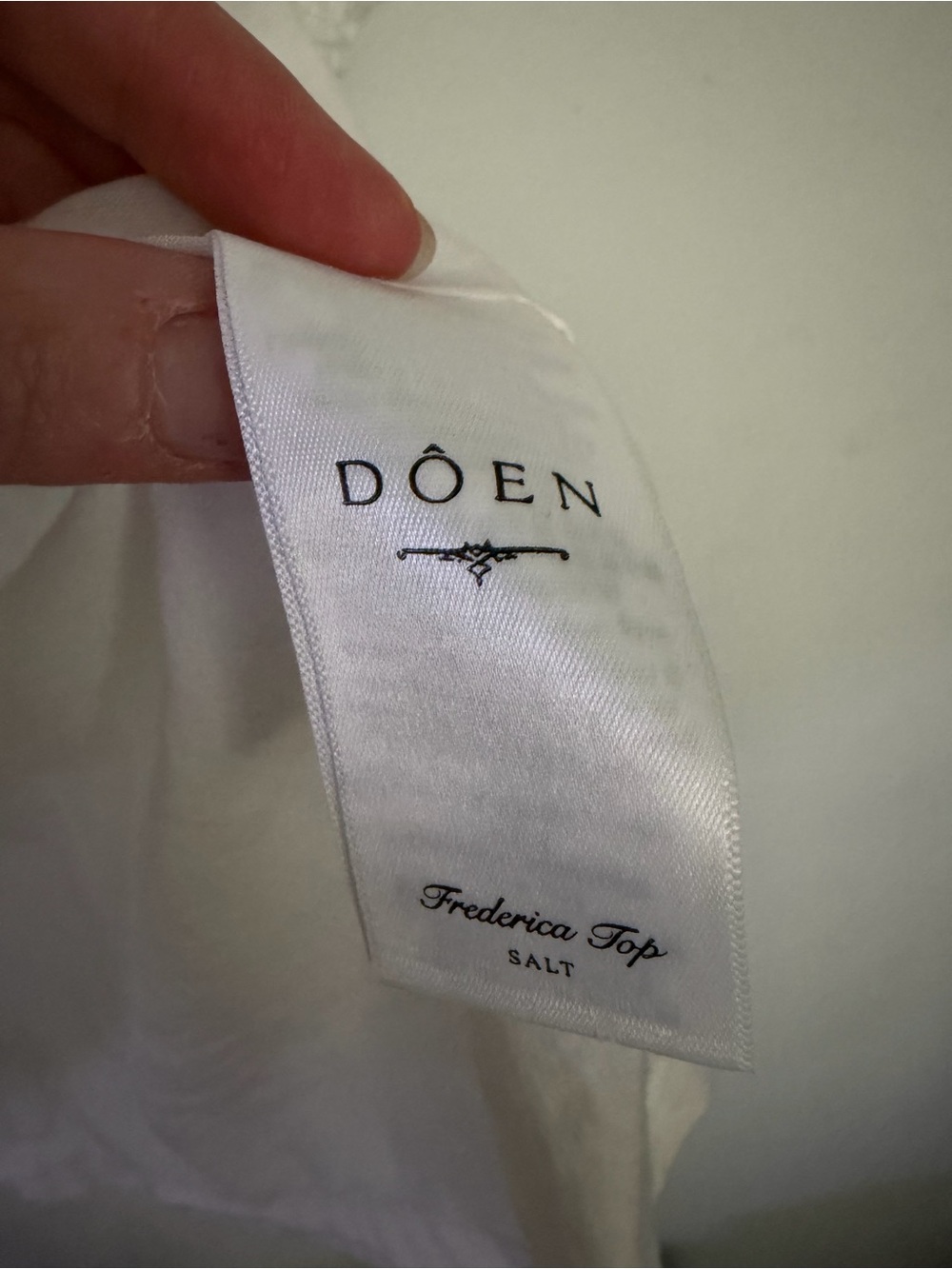 Doen Frederica Top Salt XS EUC - Picture 5 of 7